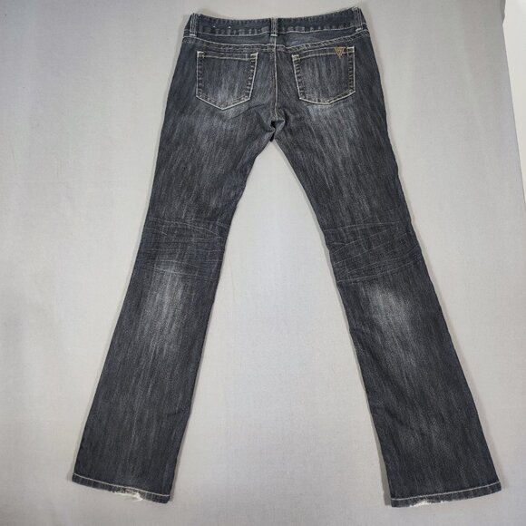 Guess Jeans women's size 29 medium washed grey colour Pismo Straight leg denim - Picture 3 of 14
